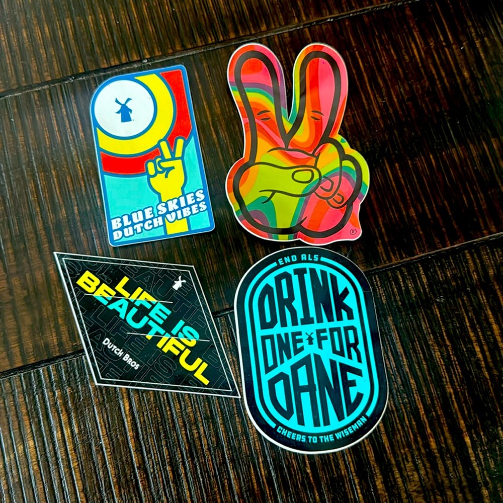 Dutch bros stickers